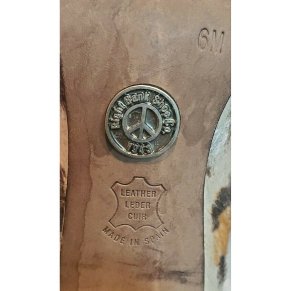 Right Bank Shoe Co.Animal Print Leather Loafers Slip On Women’s shoes US 6 M - Picture 5 of 9